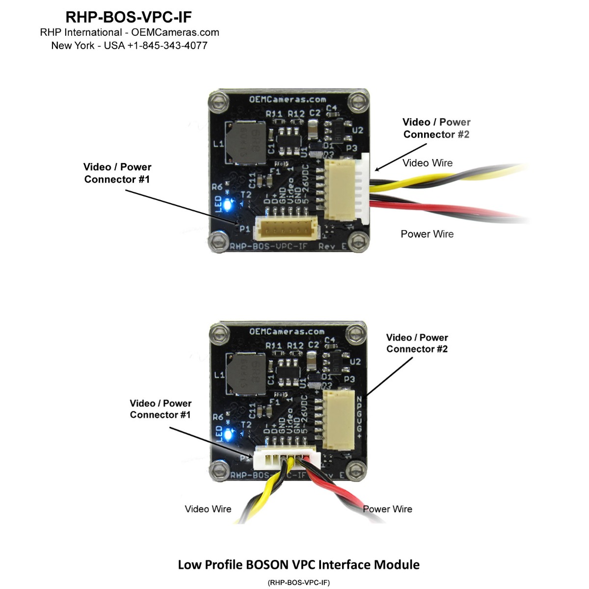 Low Profile BOSON VPC Interface Module with optional EXT. Sync in/out - Image 4